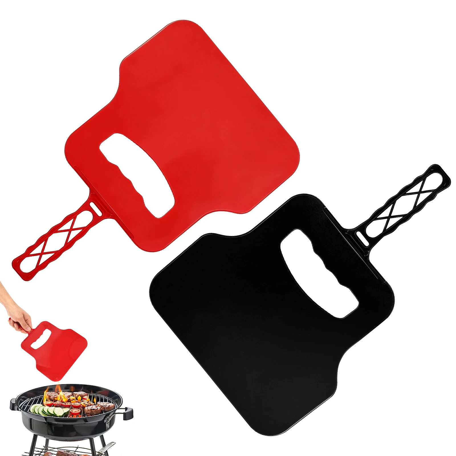 Camping Cooking Device - Ventilador Manual de Plástico para Acender