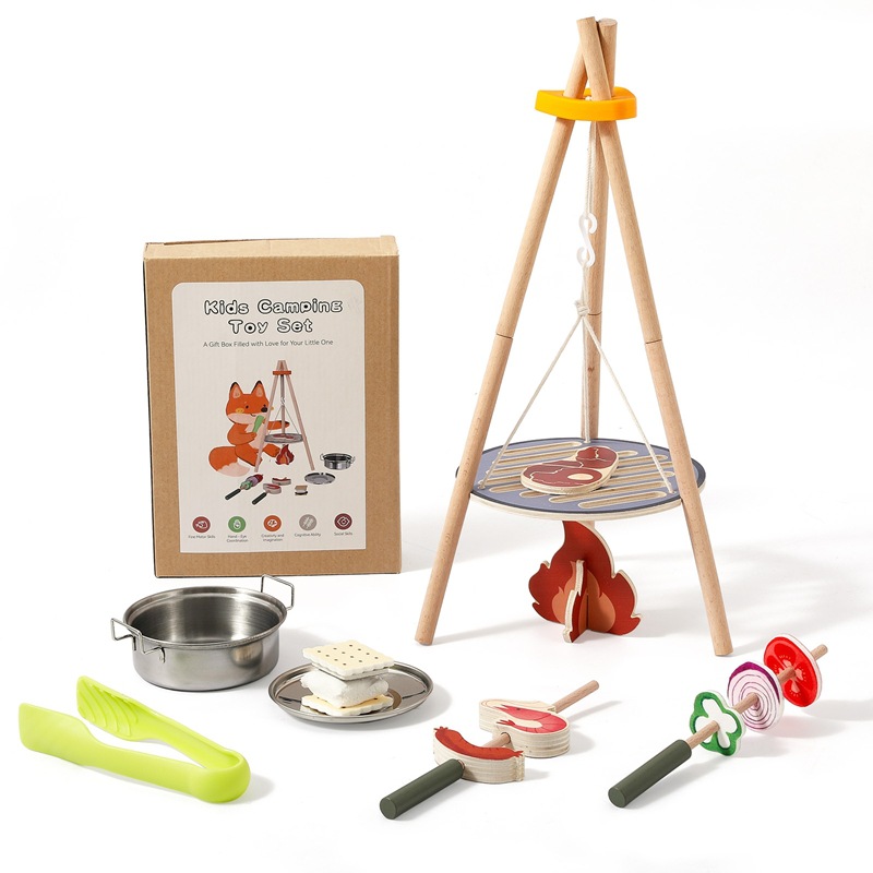 Camping Cooking Kids - Conjunto de Brinquedos de Camping e