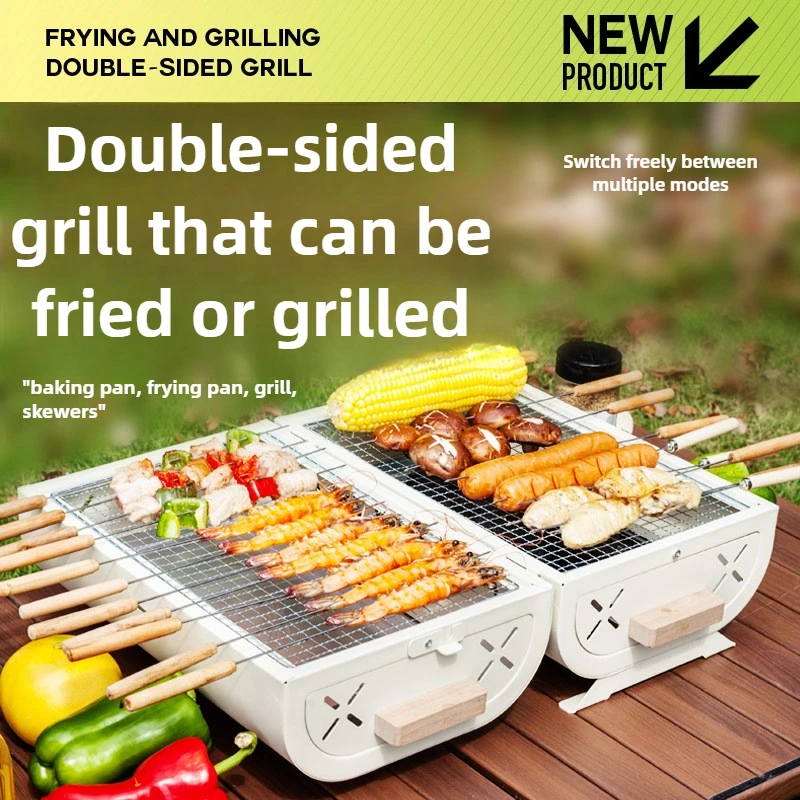 Camping Cooking Device - Forno de Churrasco Doméstico Portátil para