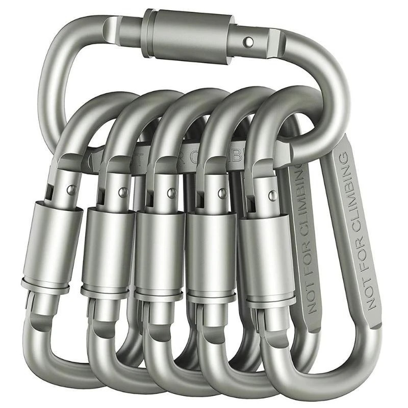 Camping Cooking Accessories - 4-6 pçs conjunto de mosquetão para