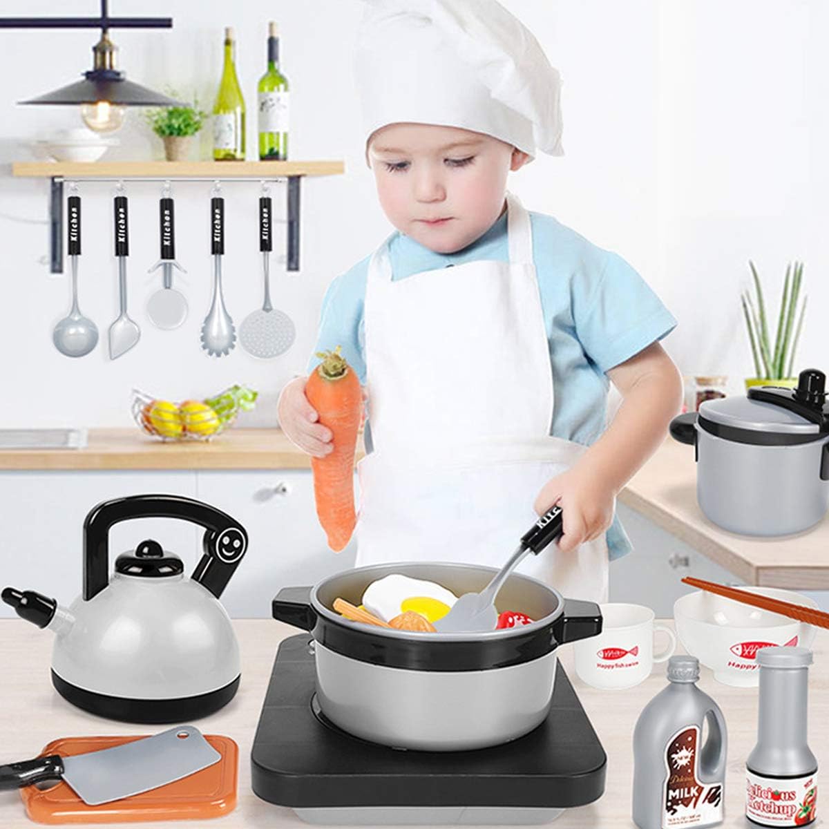 Crianças conjunto de brinquedo - Camping Cooking Kids avaliação e preço