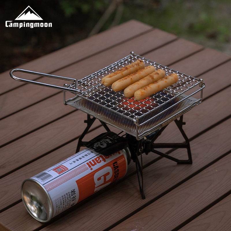 CAMPINGMOON Grelha Dobrável de - Camping Cooking Gazebo avaliação e preço