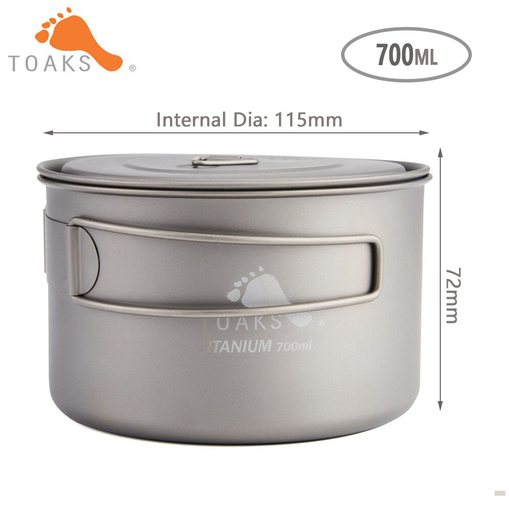 TOAKS Pure Titanium Camping Pa - Camping Cooking Tray avaliação e preço