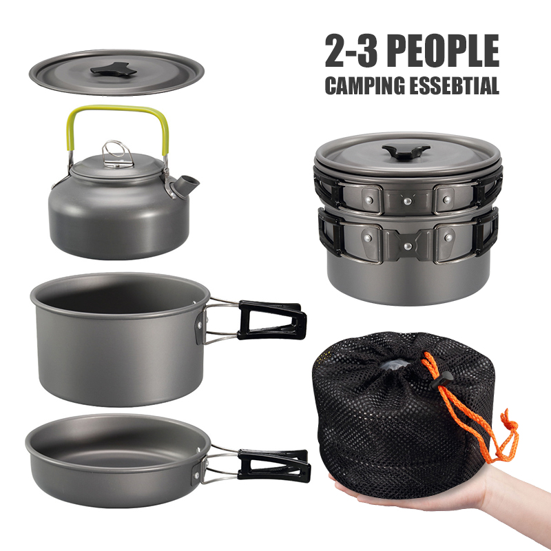 Westtune kit de panelas de aca - Camping Cooking Can avaliação e preço