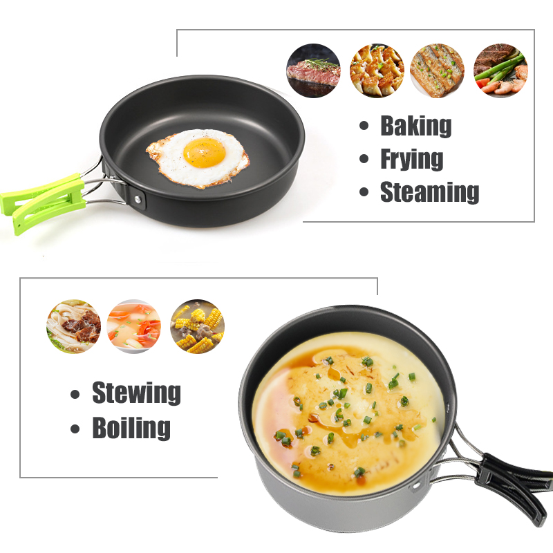 Westtune kit de panelas de aca - Camping Cooking Can avaliação e preço
