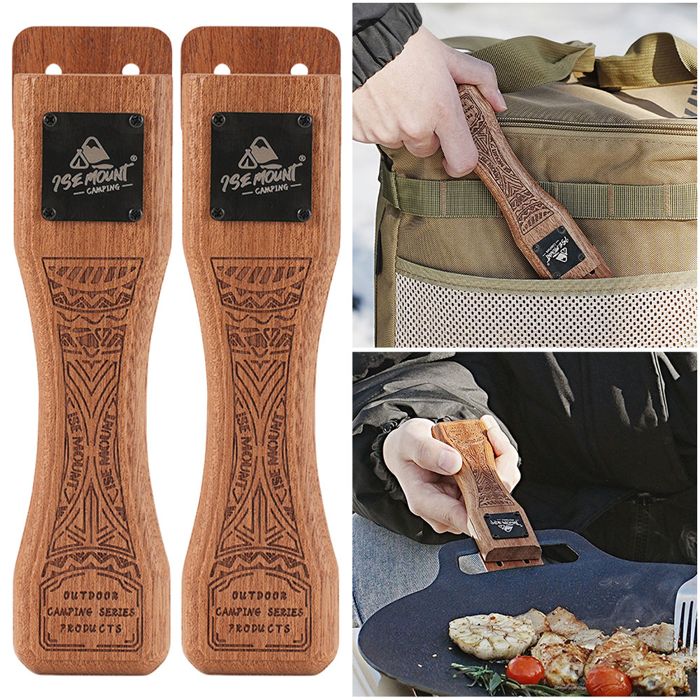 Chapa de Churrasco de Madeira  - Camping Cooking Tray avaliação e preço