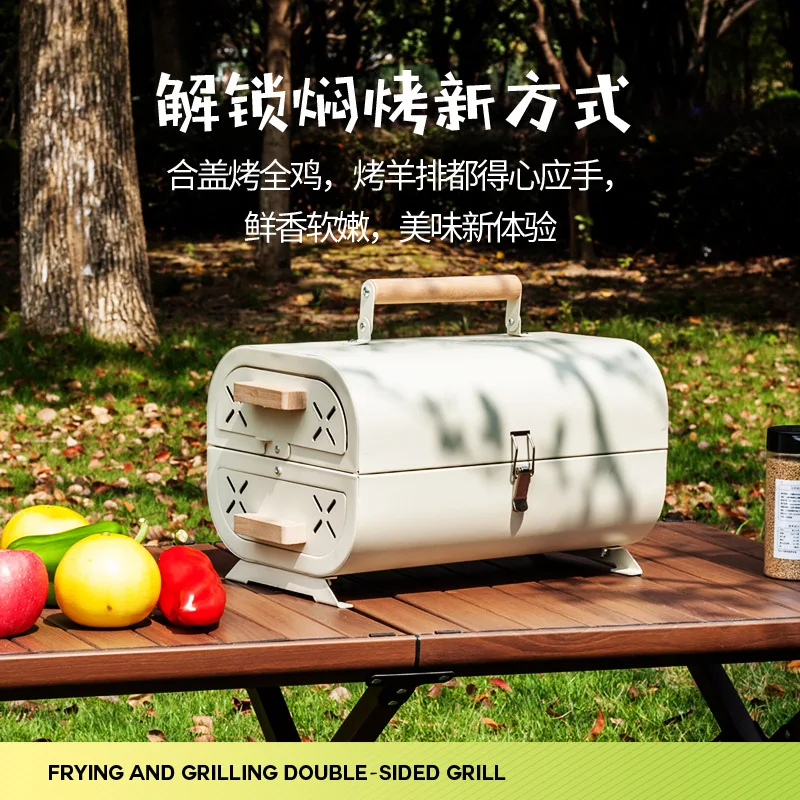 Forno de Churrasco Doméstico P - Camping Cooking Device avaliação e preço