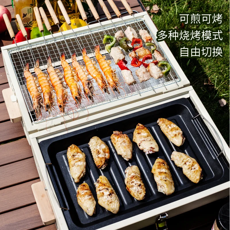 Forno de Churrasco Doméstico P - Camping Cooking Device avaliação e preço