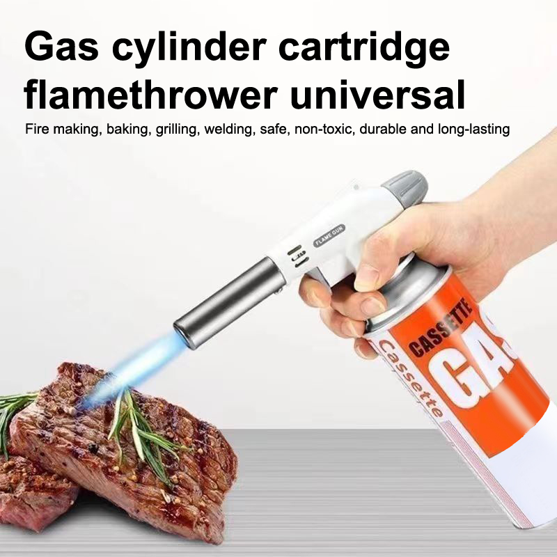 Isqueiro Portátil a Gás Butano - Camping Cooking Flame avaliação e preço