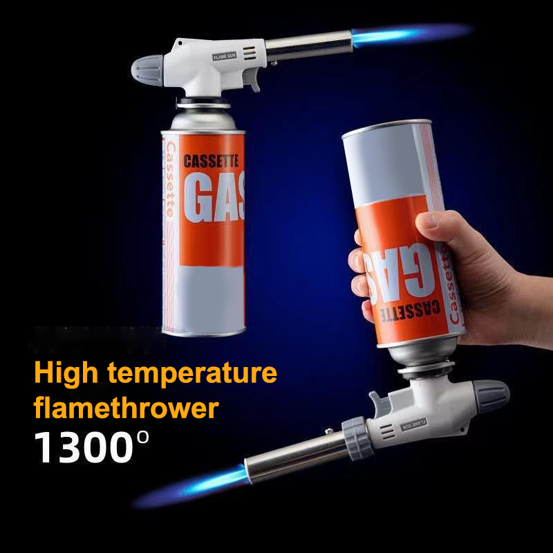 Isqueiro Portátil a Gás Butano - Camping Cooking Flame avaliação e preço