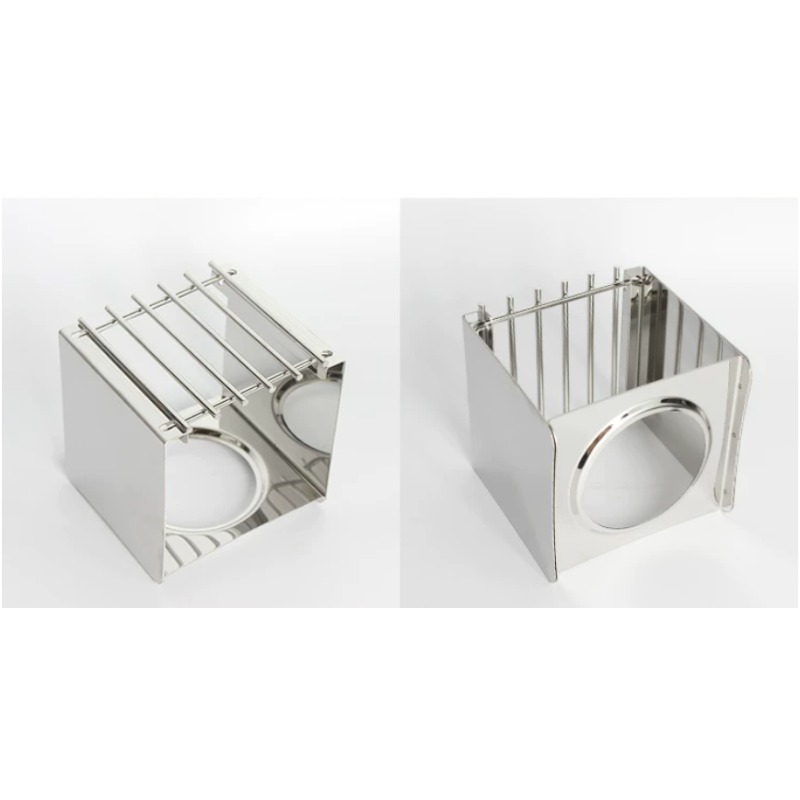 Suporte Quadrado de Aço Inoxid - Camping Cooking Can avaliação e preço