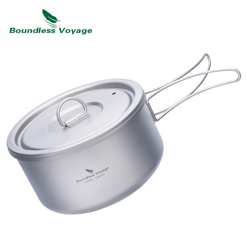Pote de acampamento de titânio - Camping Cooking Can avaliação e preço