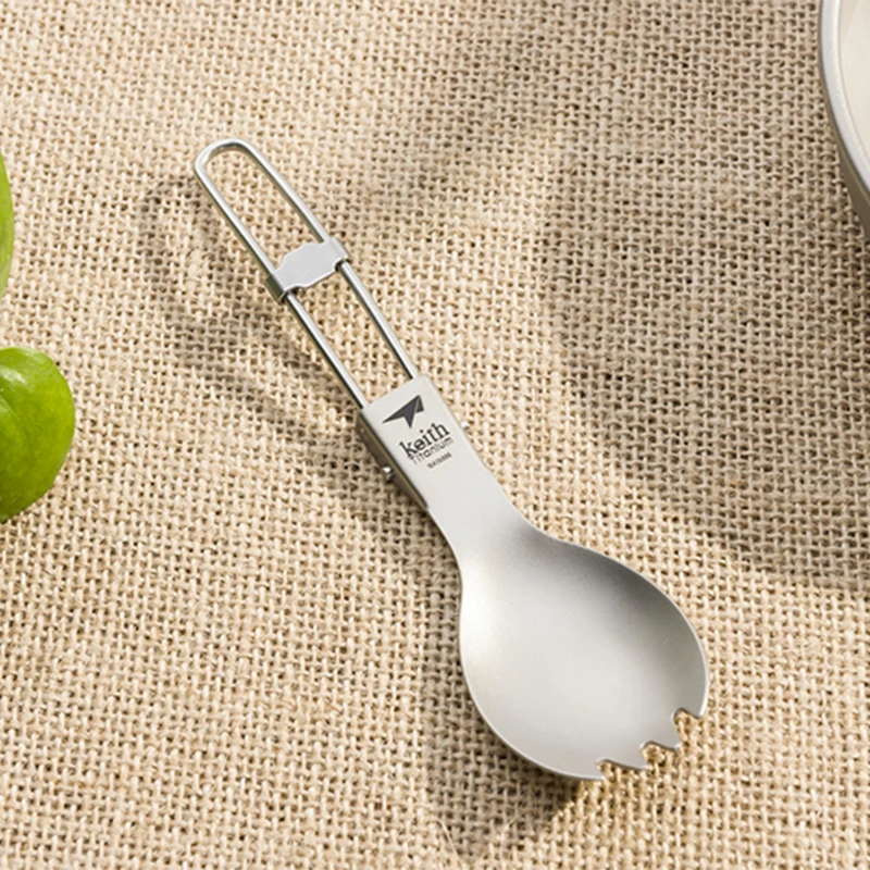 Keith Titanium Spork com alça  - Camping Cooking Tray avaliação e preço